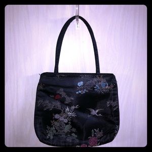 Oriental Pattern Black Purse